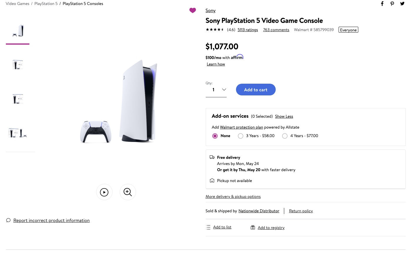 PS5 restock