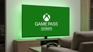 AI generated screenshot of Xbox Game Pass Ultimate visualized