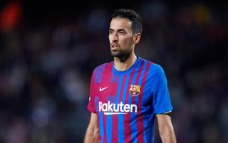 Barcelona midfielder Sergio Busquets | Barcelona v Real Madrid live stream