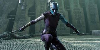 Karen Gillan as Nebula from Guardians of the Galaxy