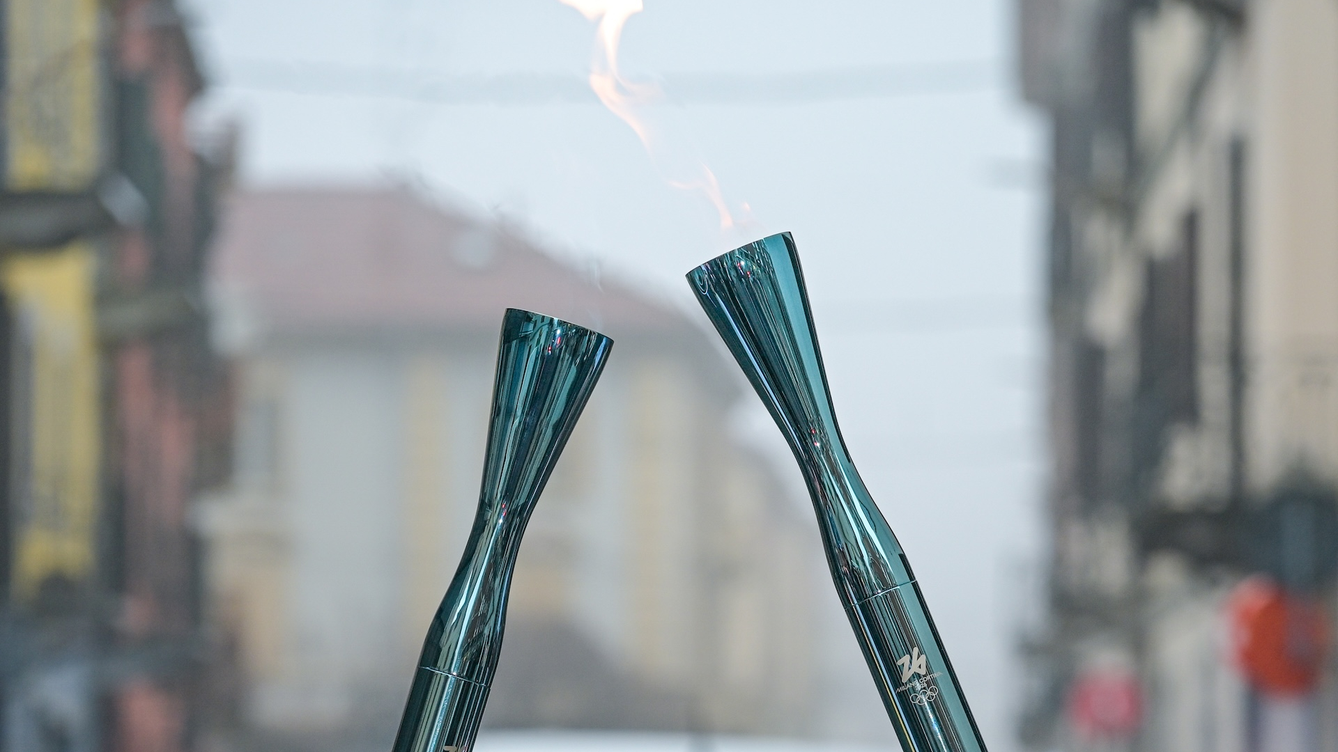 The Journey Of The Olympic Flame, Milan Cortina 2026 In Alessandria, Italy