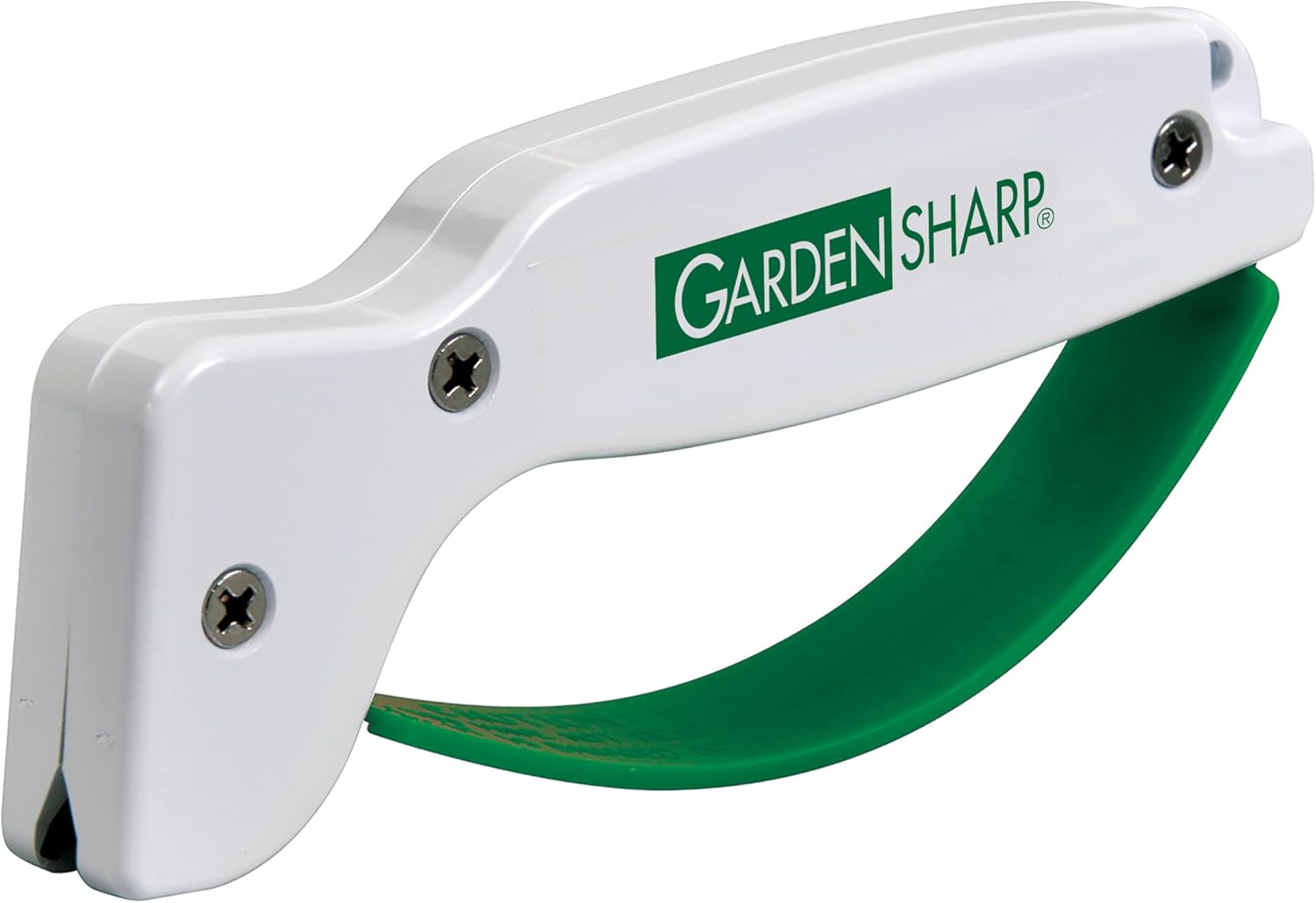 Accusharp Garden Tool Sharpener, Diamond-Honed Tungsten Carbide Blades, Restores, Repairs, Sharpens &amp;amp; Hones Lawnmower Blades, Secateurs, Limb Loppers, Hoes, Shovels, and Scythes