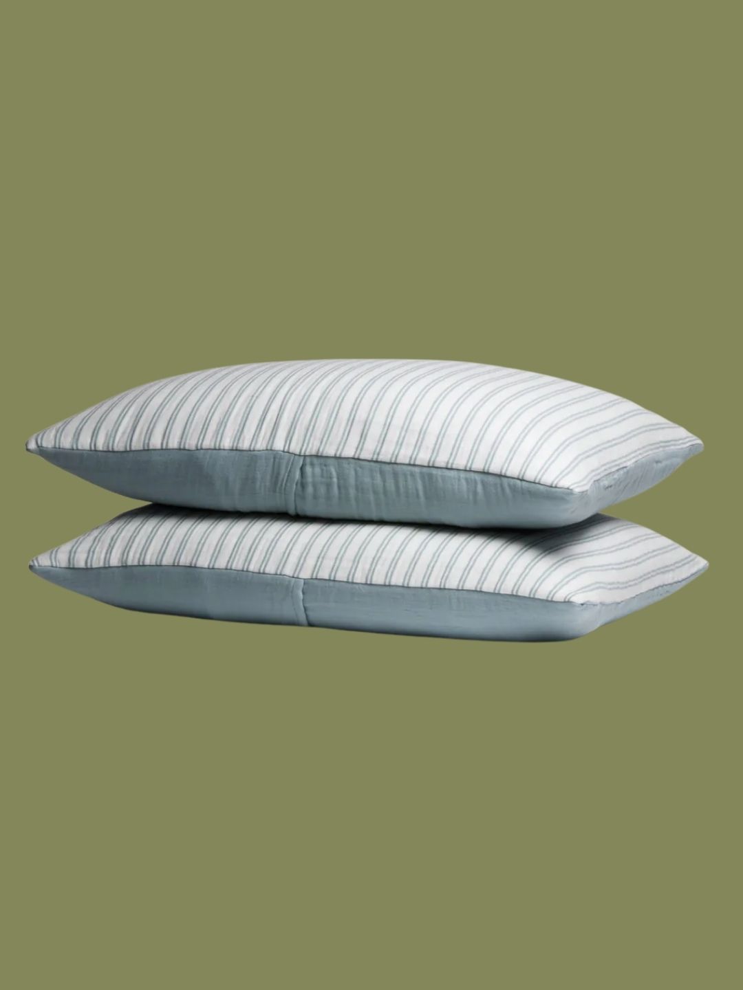 Cozy Earth, Waterfront Shams, River Stripe, Standard