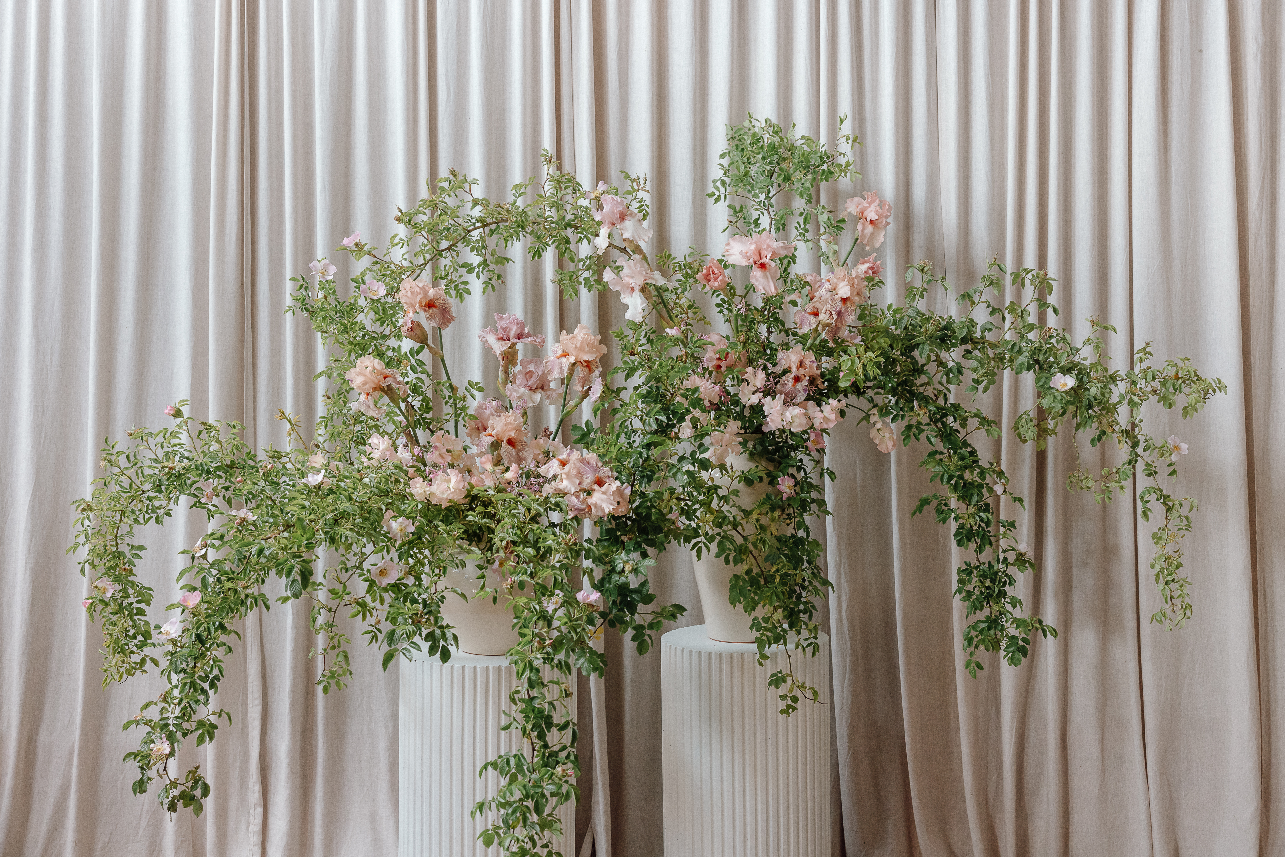 Loose floral arrangement by Vervain