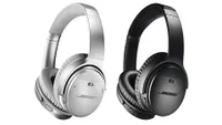 Bose QC35 II in white and black, on white background