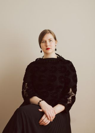 Portrait of the fashion designer Róisín Pierce