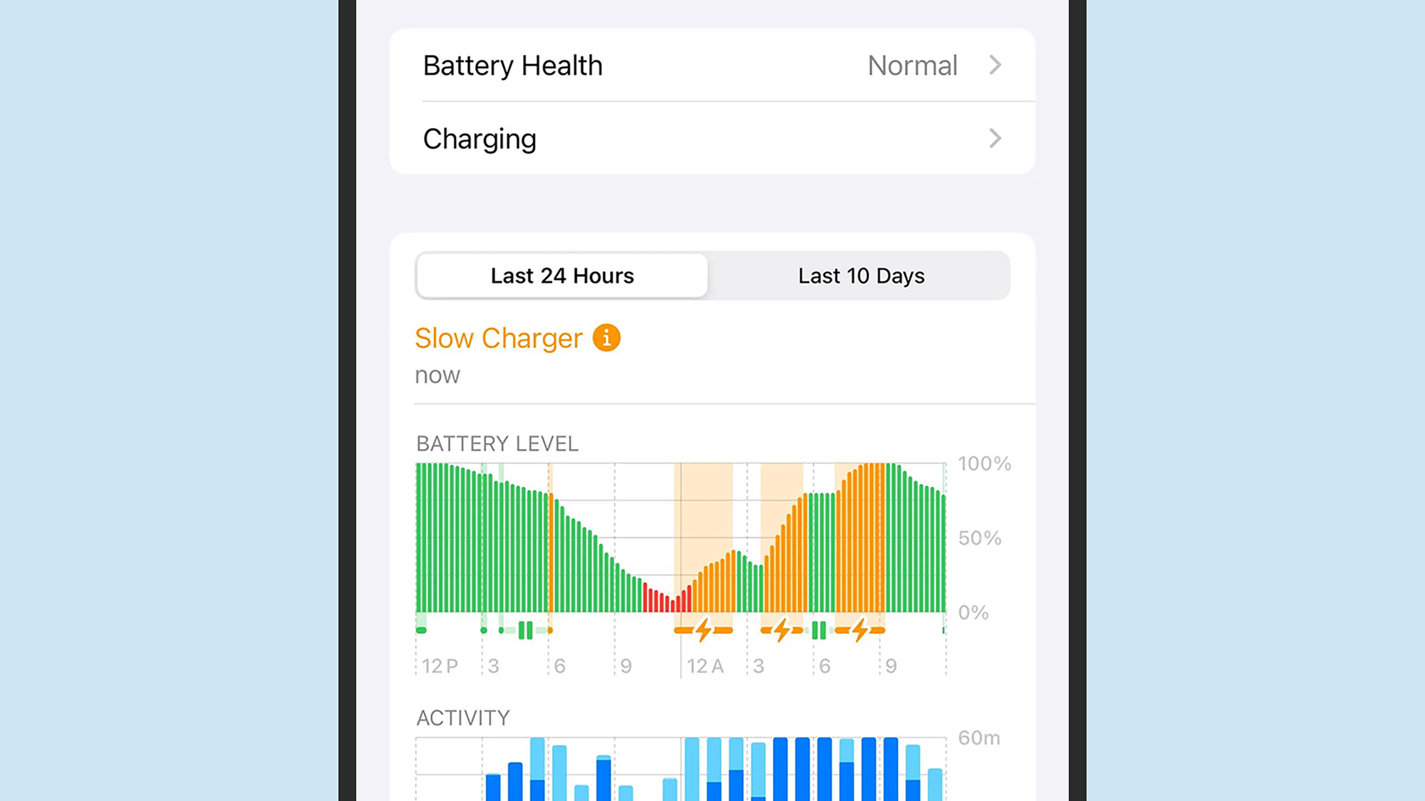 iOS 18 battery charging