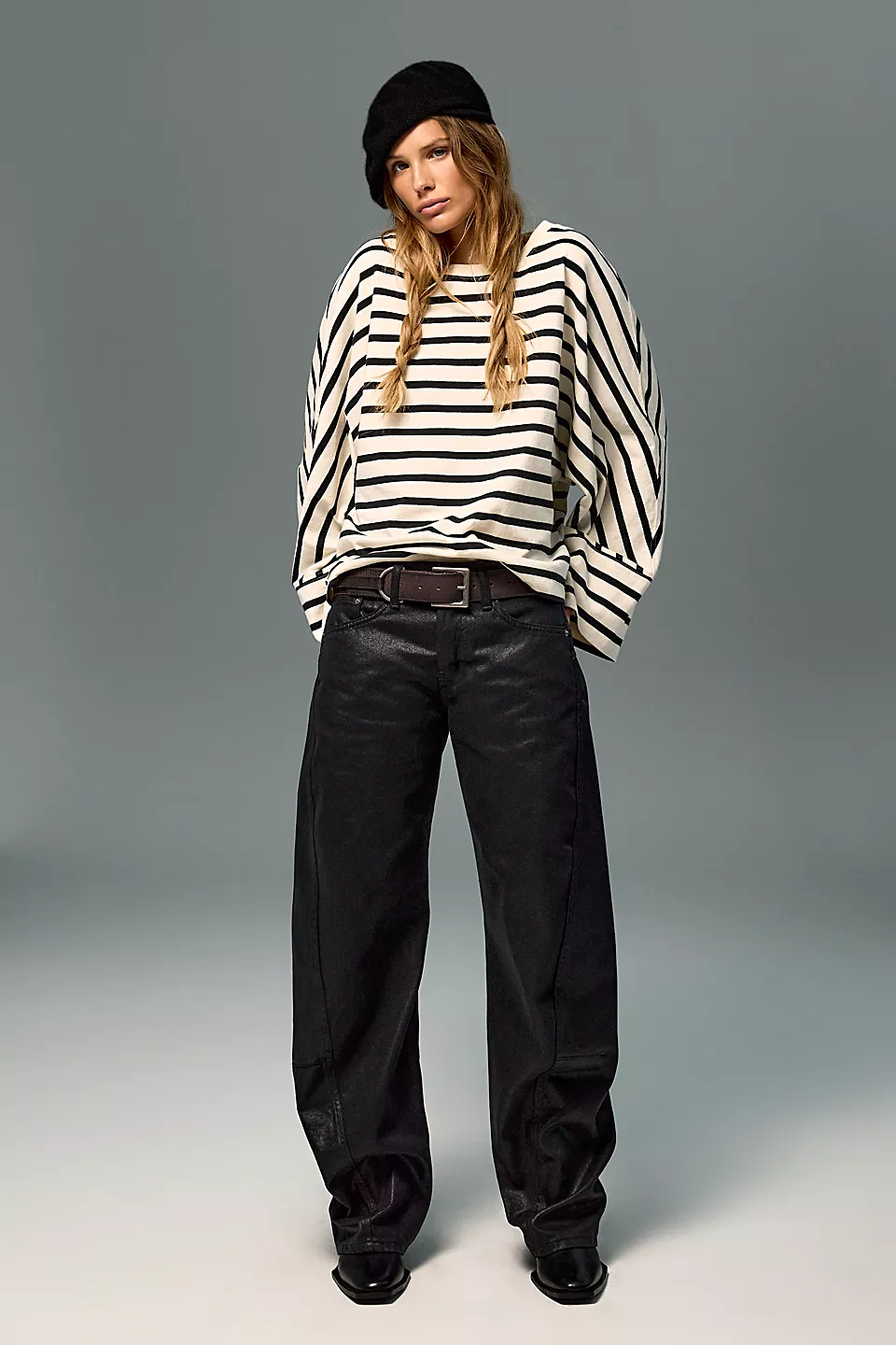 Free People, We the Free Fable Coated Twisted Jeans