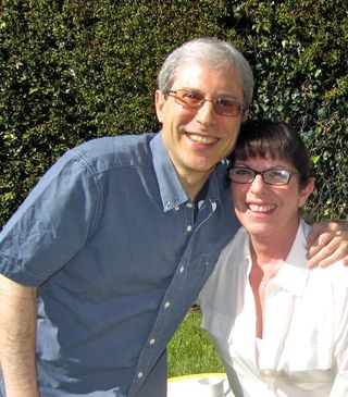 David Knight and his wife, Julie Nimoy. Julie is the daughter of Leonard Nimoy, famous for playing Spock on "Star Trek."