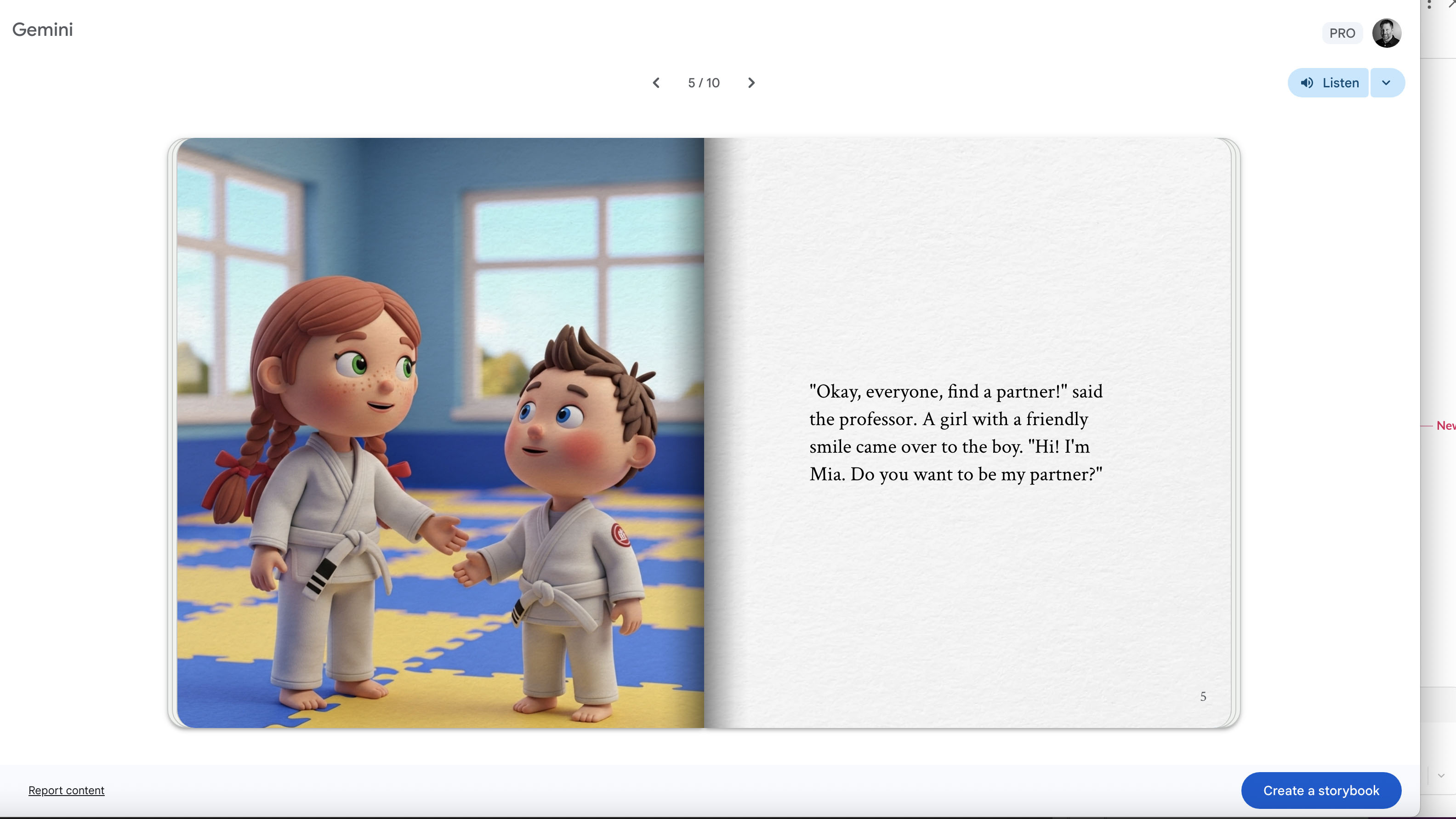 Gemini Storybook