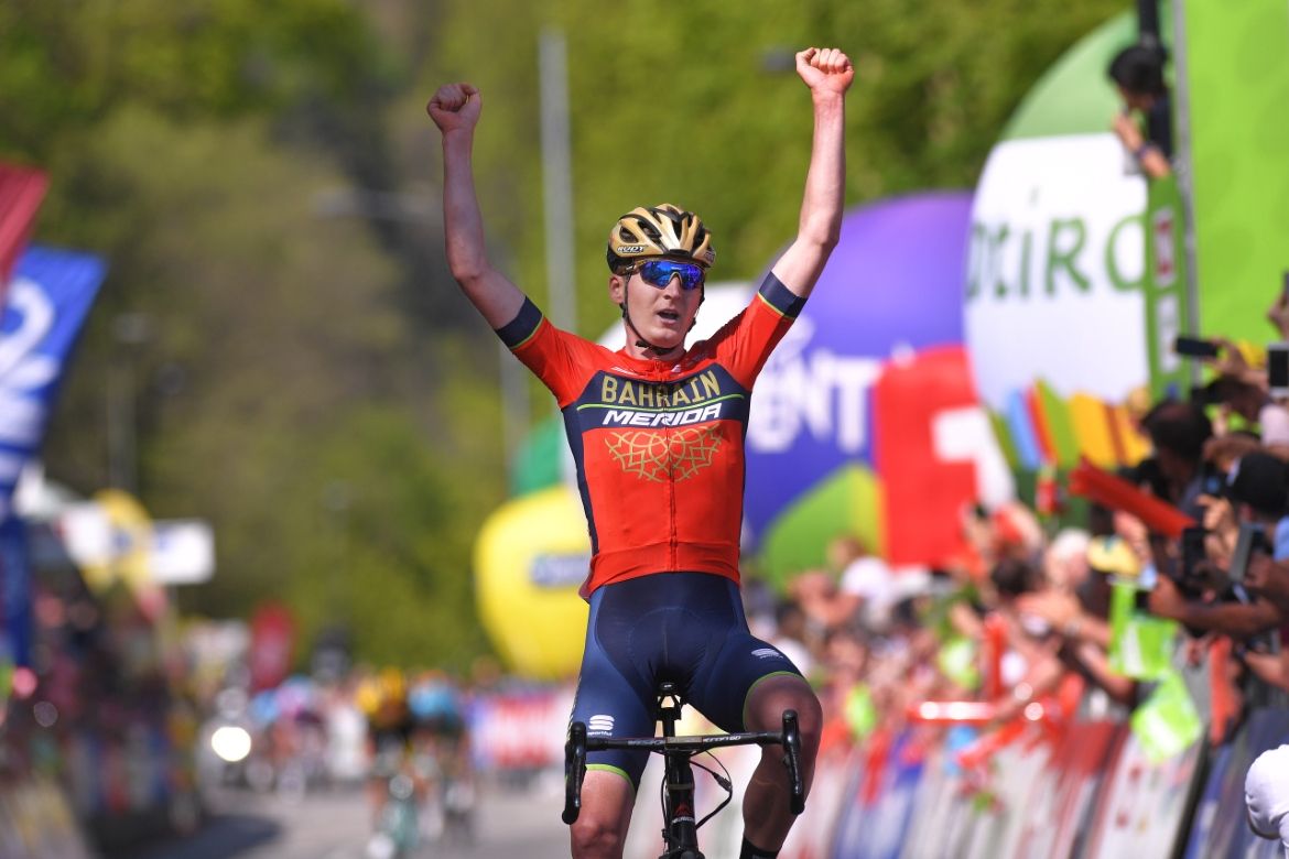 Mark Padun (Bahrain-Merida) wins the stage