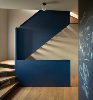 The new staircase on the first floor landing