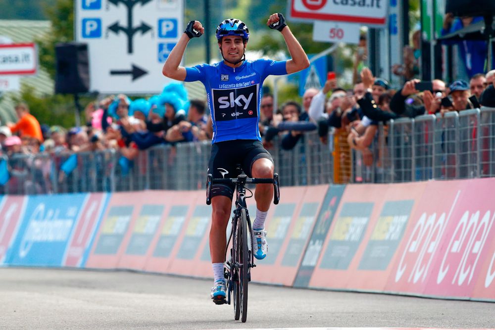 Mikel Landa wins stage 19 at the Giro D'Italia
