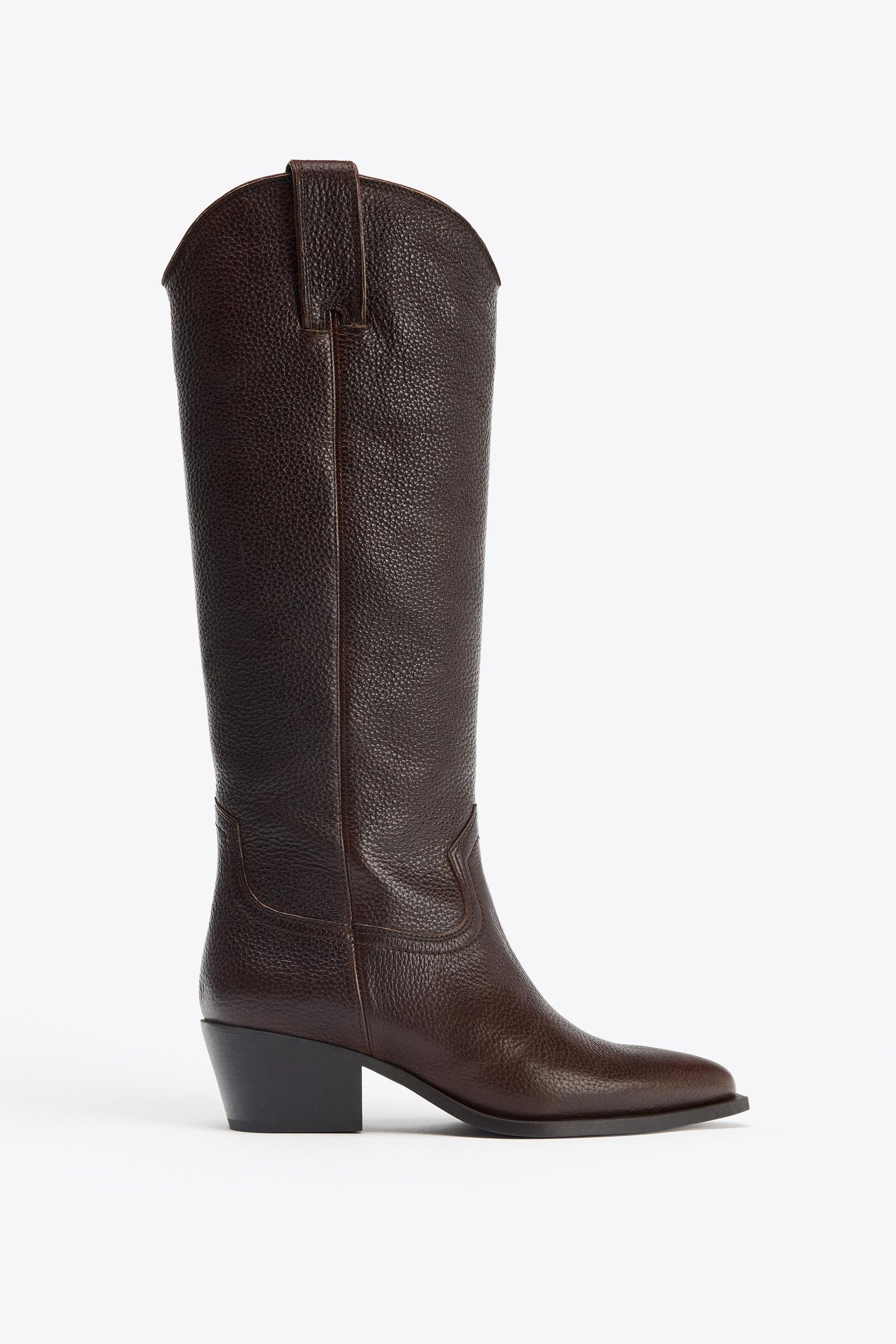 Leather High Boots