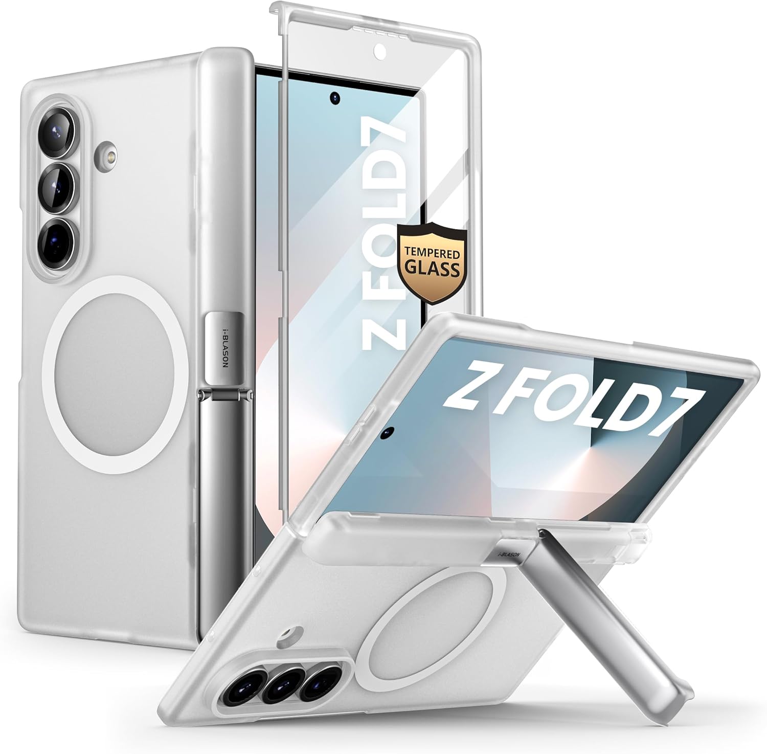 i-Blason Samsung Galaxy Z Fold 7 Clear MagSafe Case