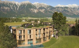 View of hotel Lanserhof Lans — Innsbruck