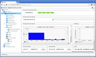 AmpliStor web interface