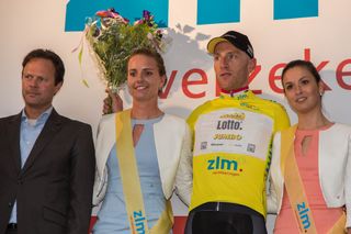 Jos Van Emden in the first leader's jersey of the 2016 Ster ZLM Toer GP Jan van Heeswijk
