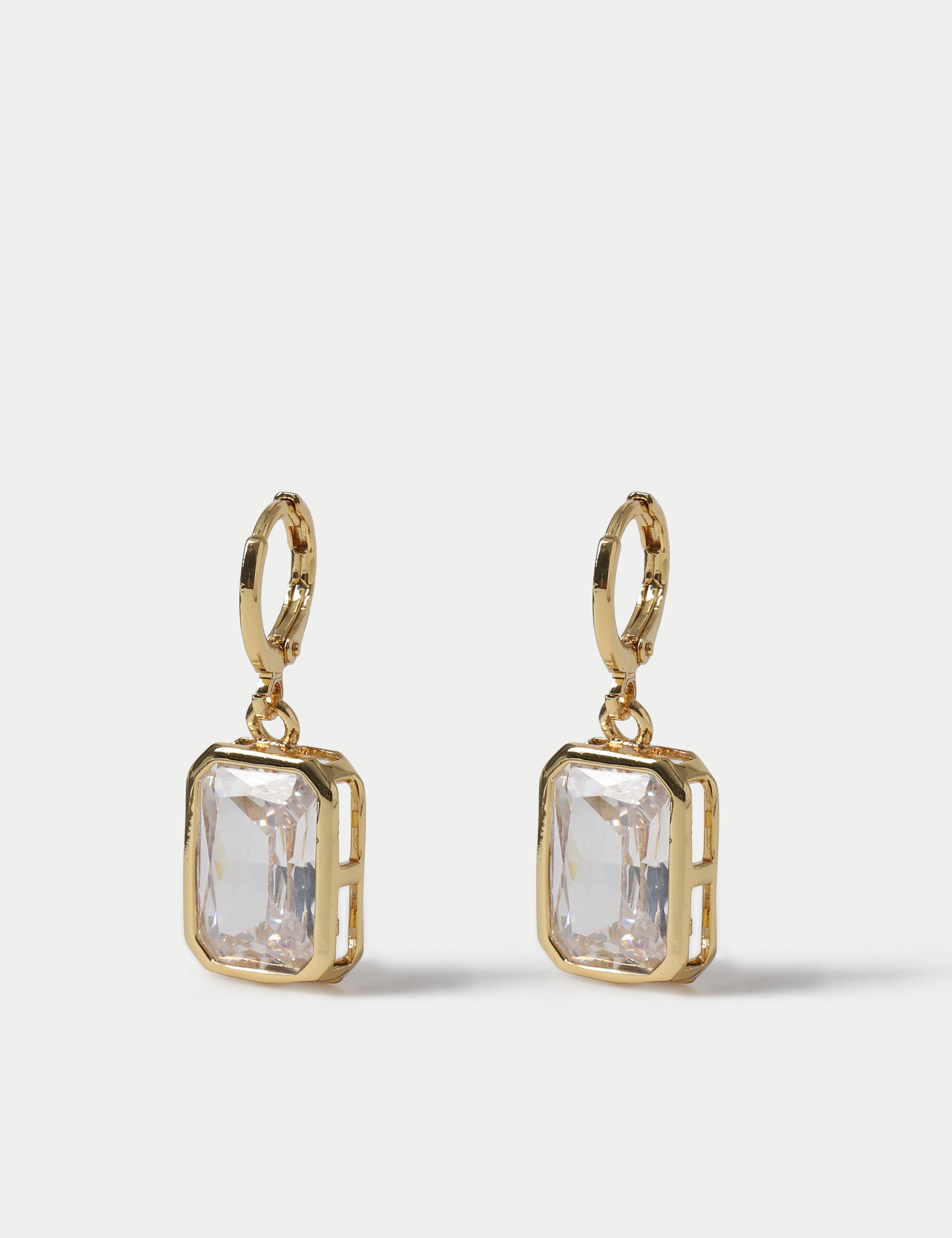 18k Gold Plated Cubic Zirconia Earrings