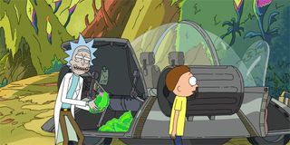 Rick and Morty Mortynight Run Rick with the Parasite Rocks