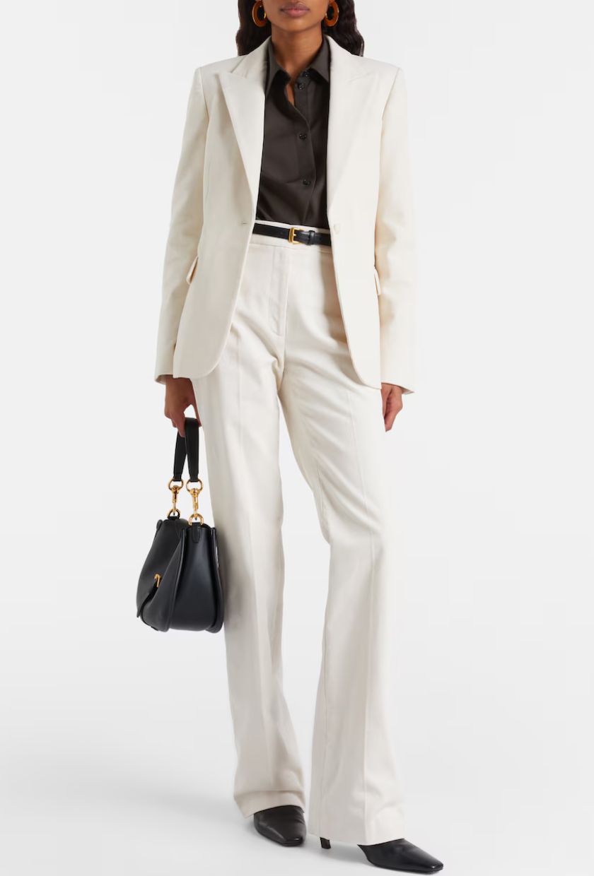 Nili Lotan, Corette Cotton Corduroy Straight Pants