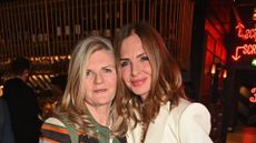 Susannah Constantine and Trinny Woodall attend a special screening of "Strictly Confidential" at The Everyman Chelsea on May 8, 2024 i