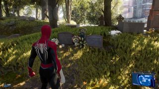 Visiting Spider-Man 2 Aunt May's grave as Peter