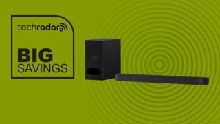 sony theater bar 6 soundbar on green background