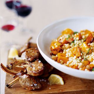 Giant Couscous with Roasted Squash and Chickpeas