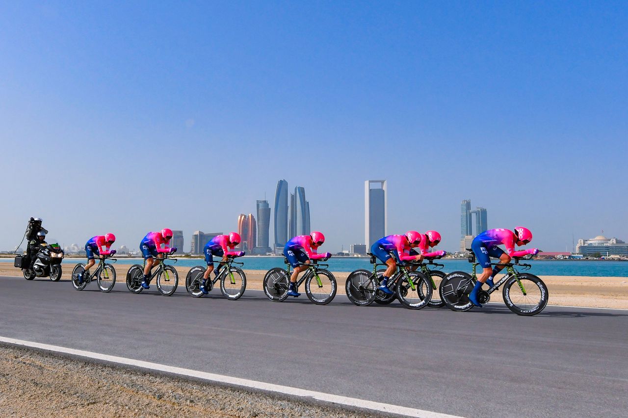 EF Education First in TTT mode