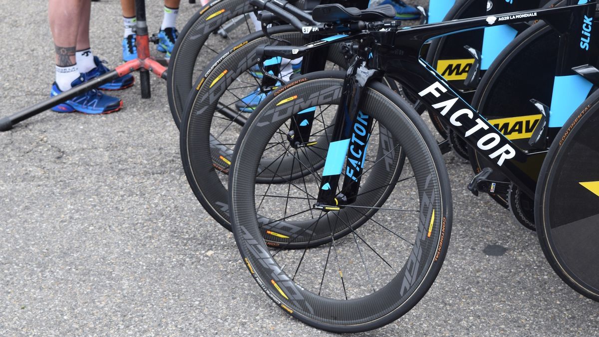 The aero Mavic Comete front wheels were first seen at Scheldeprijs earlier this season
