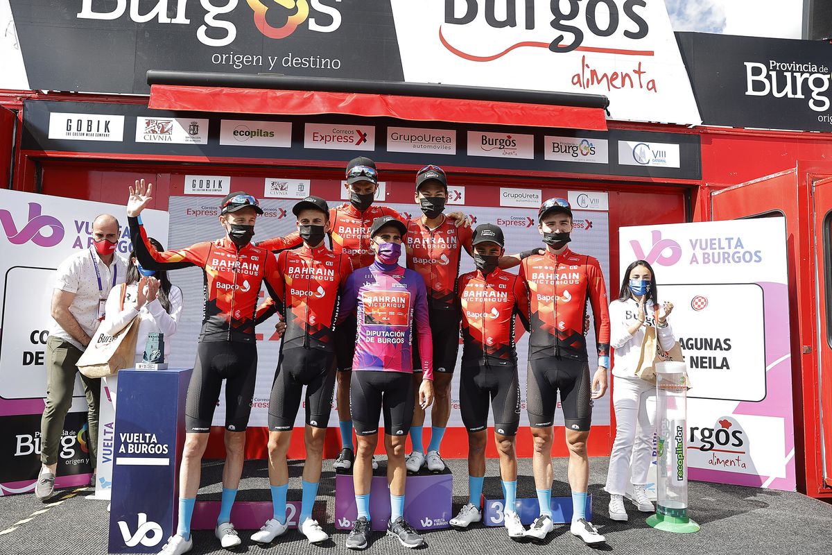 Vuelta a Burgos 2021 43rd Edition 5th stage Comunero de Revenga Lagunas de Neila 146 km 07082021 Mikel Landa ESP Bahrain Victorious photo Luis Angel GomezBettiniPhoto2021