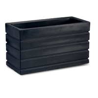 Outdoor black planter