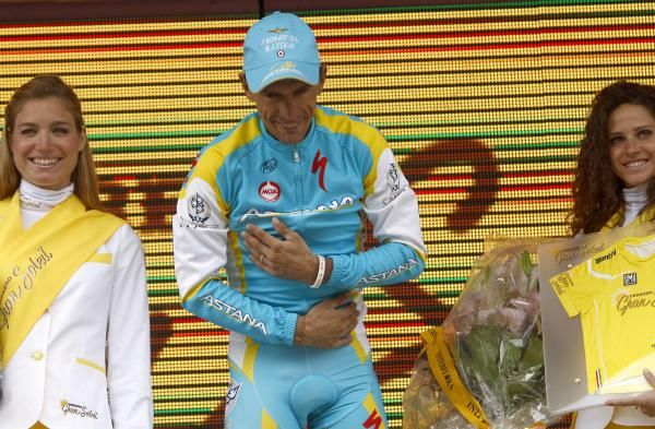 Paolo Tiralongo (Astana) was a popular winner.