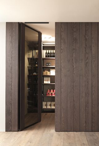 Create a sleek, minimalist finish with a glass door with a difference
