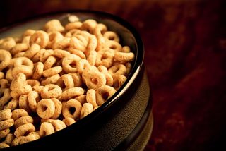 cheerios in a bowl