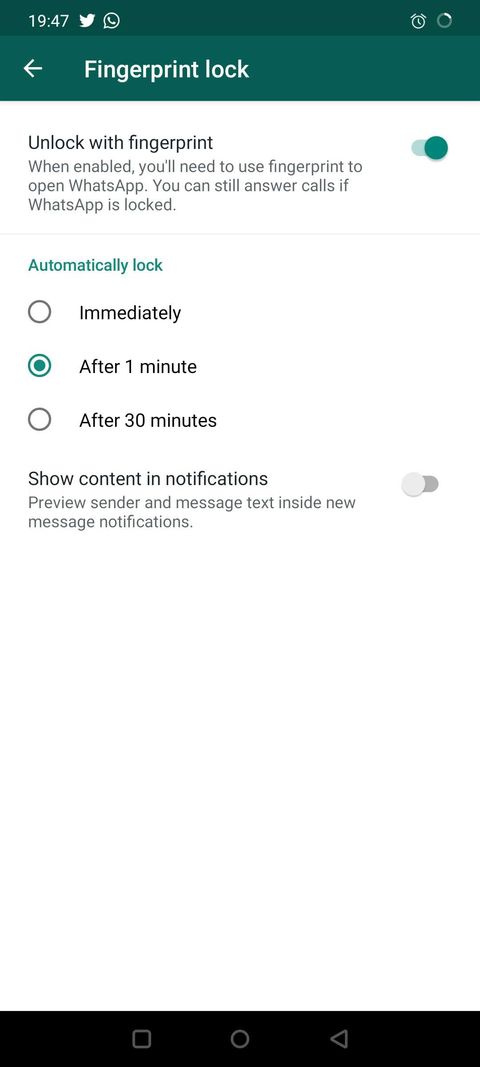 How To Set Up Fingerprint Lock On WhatsApp For Android | TechRadar