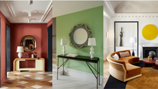 Trio of colorful spaces by Parisian designers