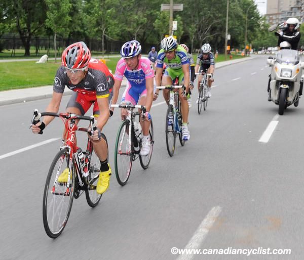 Chris Horner (Team Radioshack)was the most aggressive in the break.