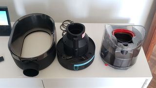 Image shows a dismantled Dyson AM10 Humidifier.