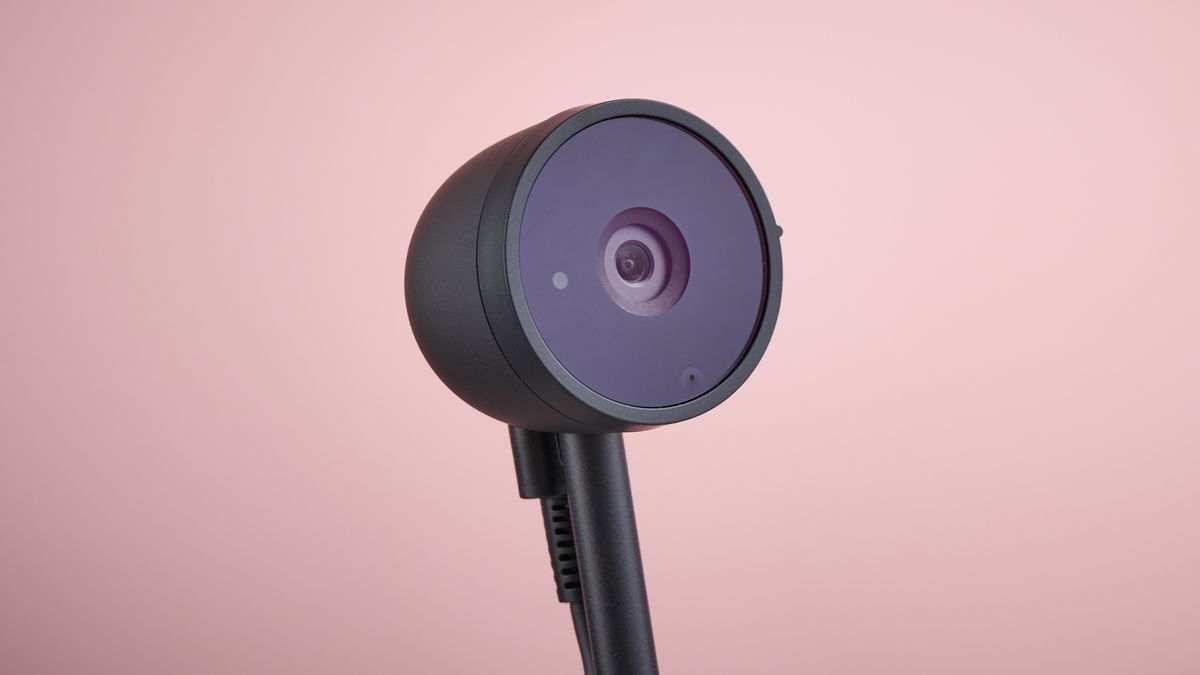 粉紅色背景中的任天堂 Switch 2 相機