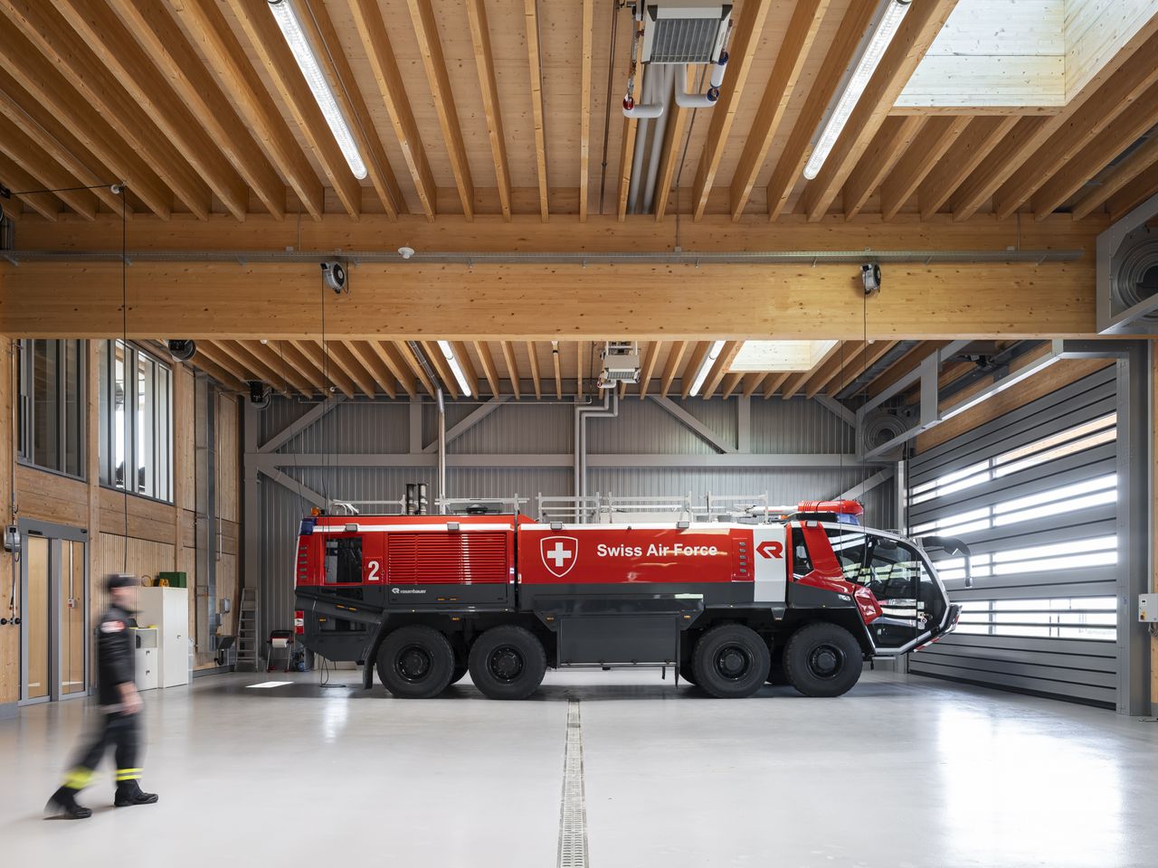 The vehicle garaging in Halle 2