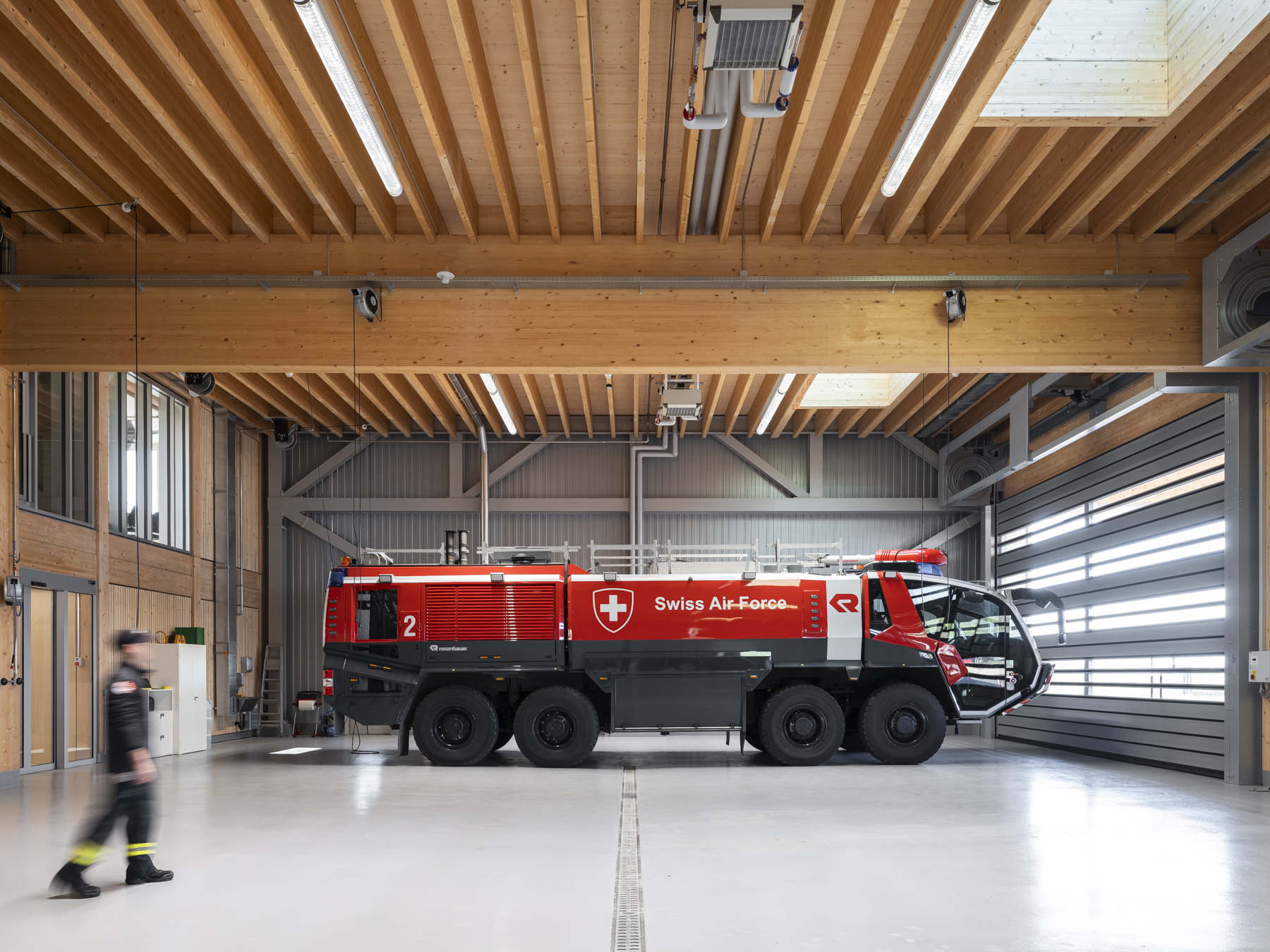 The vehicle garaging in Halle 2
