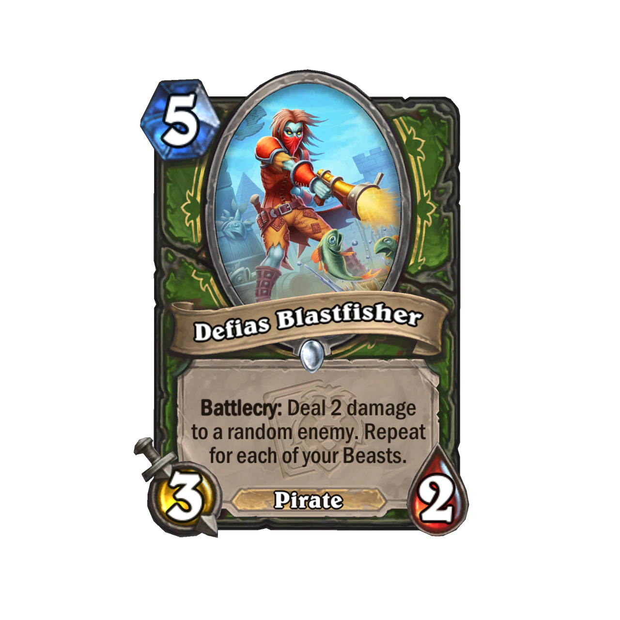 Cards from Hearthstone's The Deadmines set.