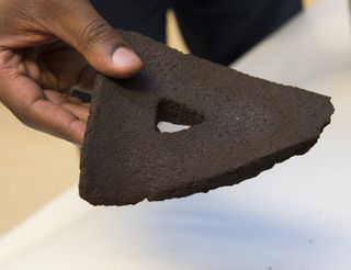 3d-printed sim-moon dust brick