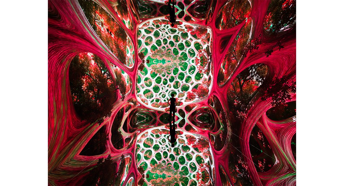 Immersive AI art at DATALAND AI art museum