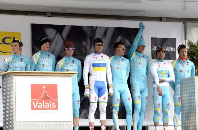 Team Astana sign on for stage 1