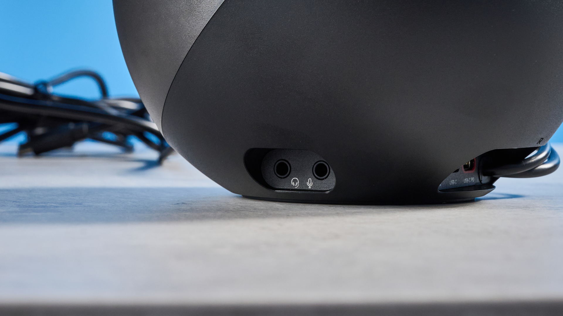 Black Creative Pebble X Plus computer speakers