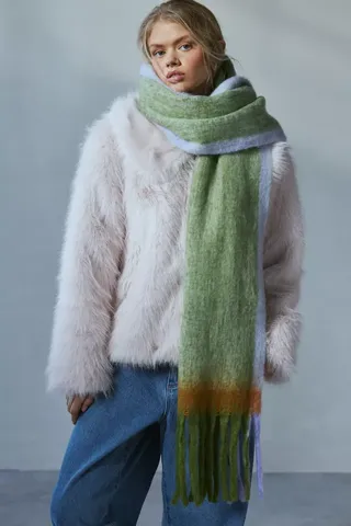 Cozy Oversized Woven Scarf