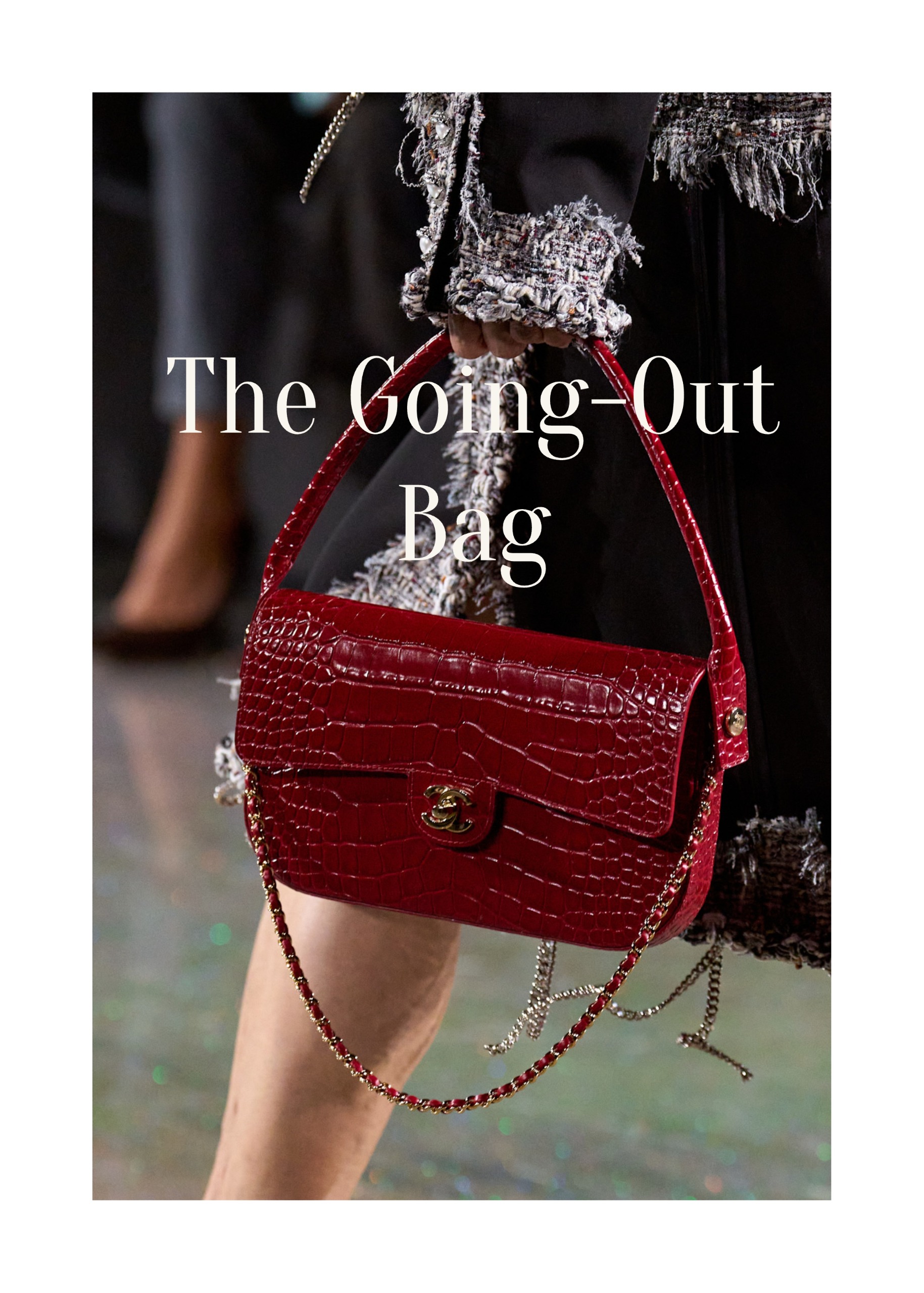 top-handle bag on Chanel's Fall 2026 runway